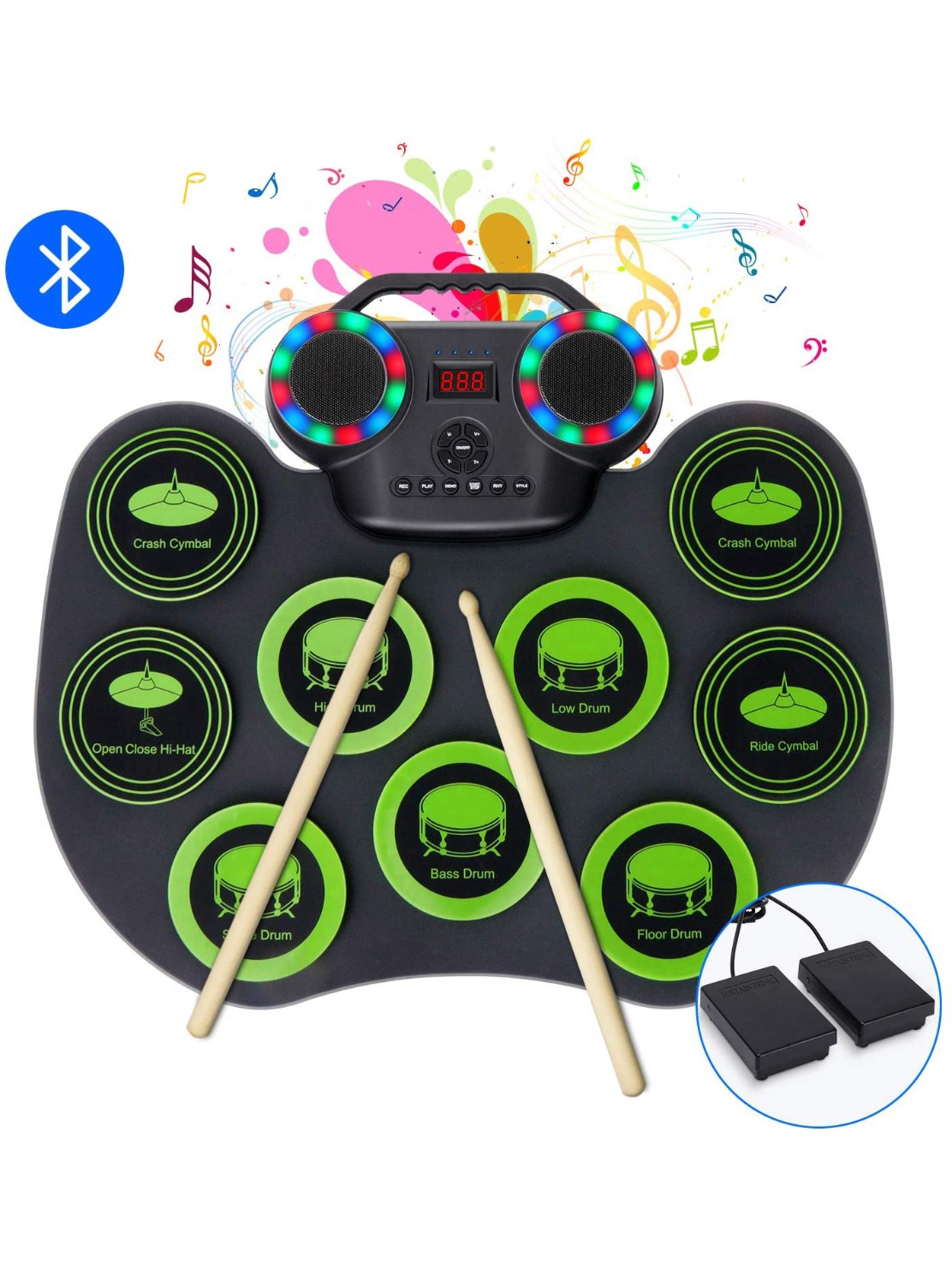 Electronic Drum Set Roll Up - Percussion Electronic Drum Set /Electronic Roll