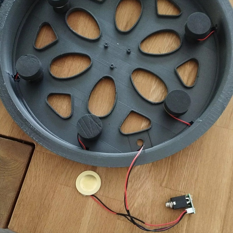 Drum Trigger Set Acoustic - Acoustic Snare Tom Drum to Electric