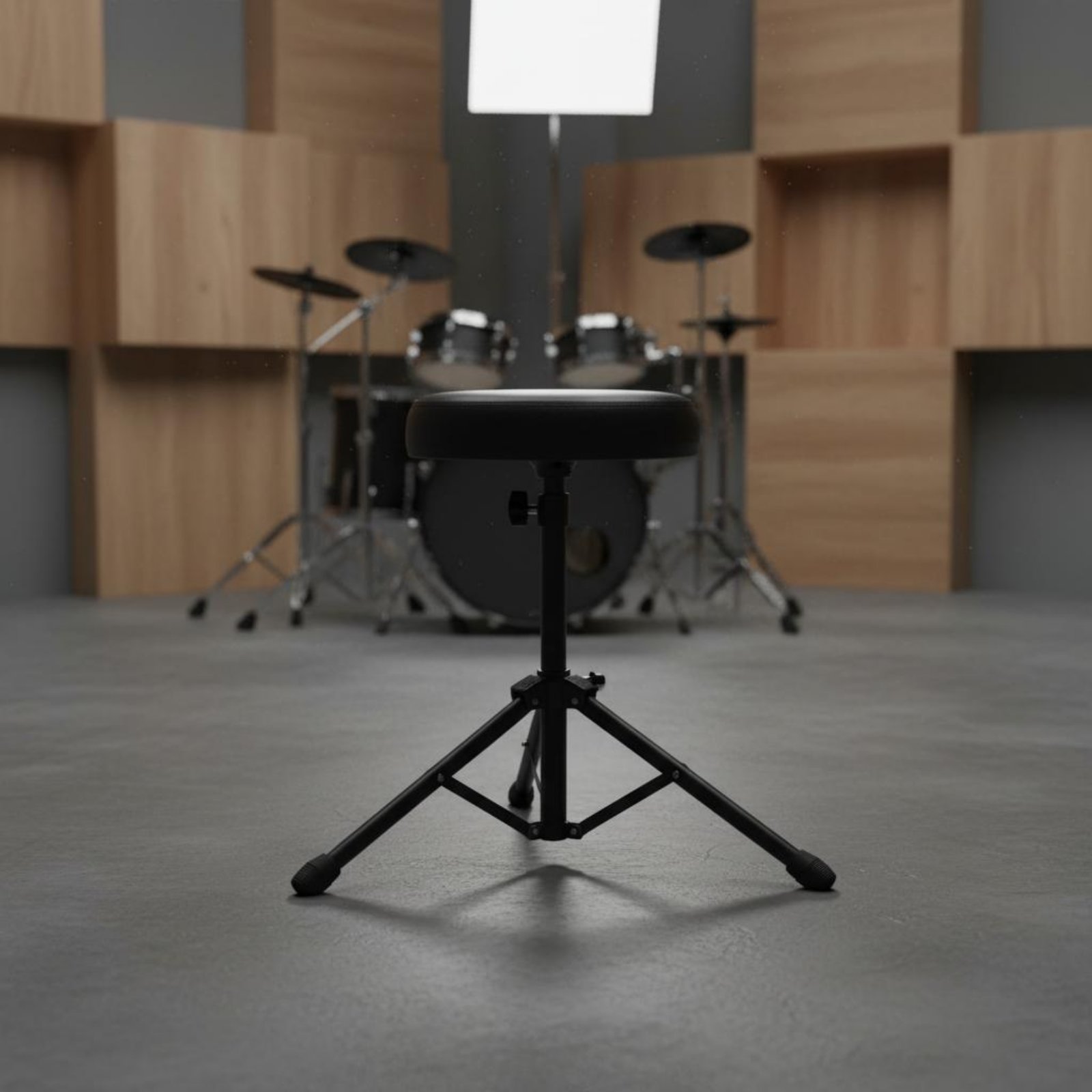 Drum Throne Adjustable - Round Drum Throne Stable Base Adjustable
