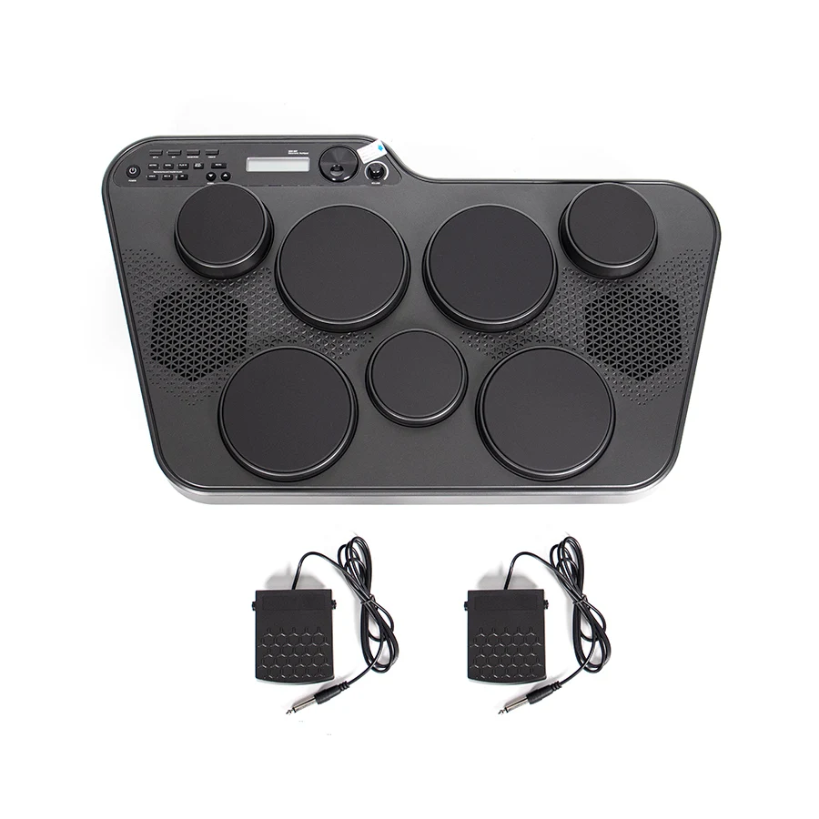 Electronic Drum Kit For Kids - Portable Silicone Sensitive Mini Practise Electronic