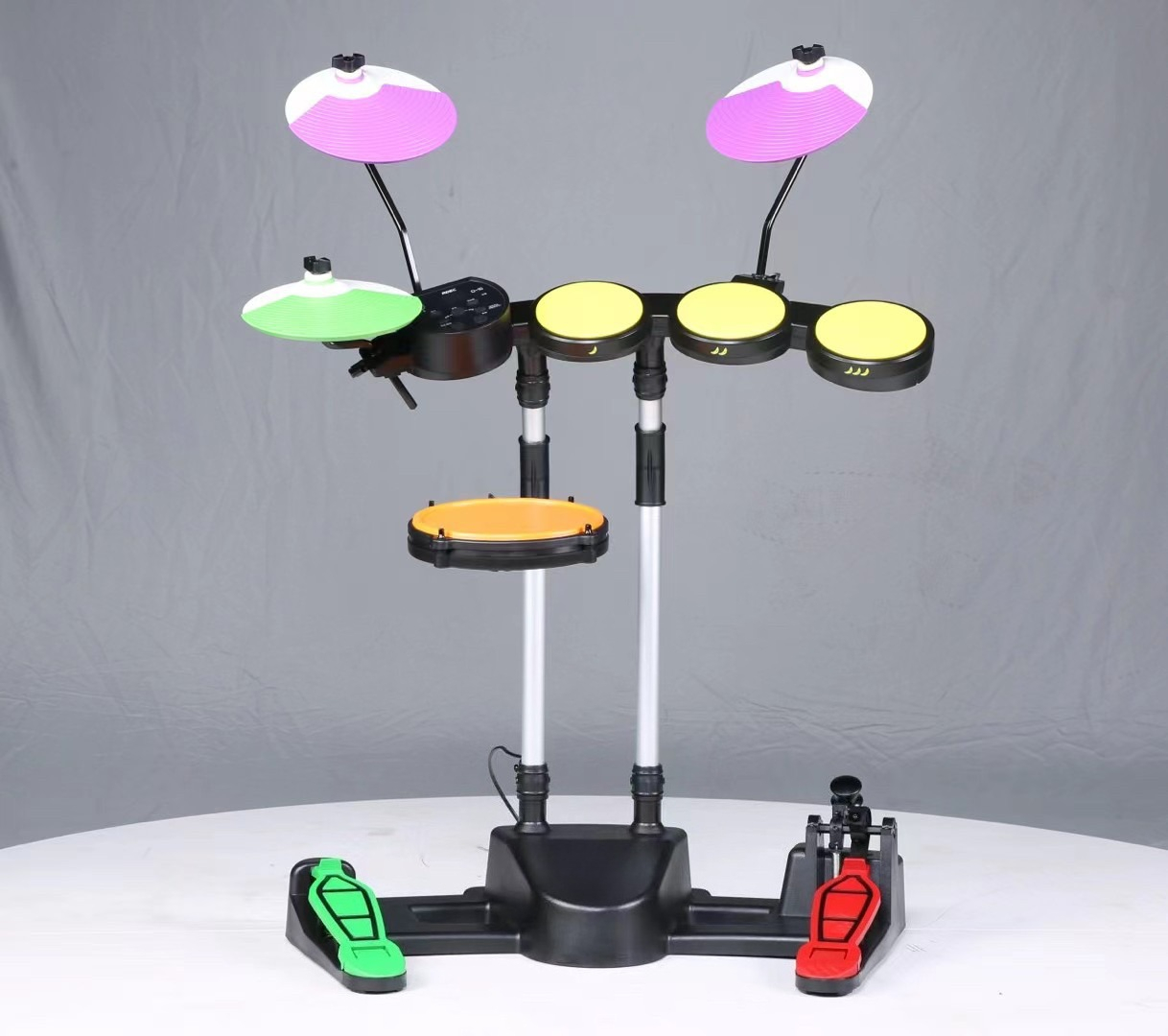Electronic Drum Kit For Kids - Multi-Color Electronic Drum Set For Kids