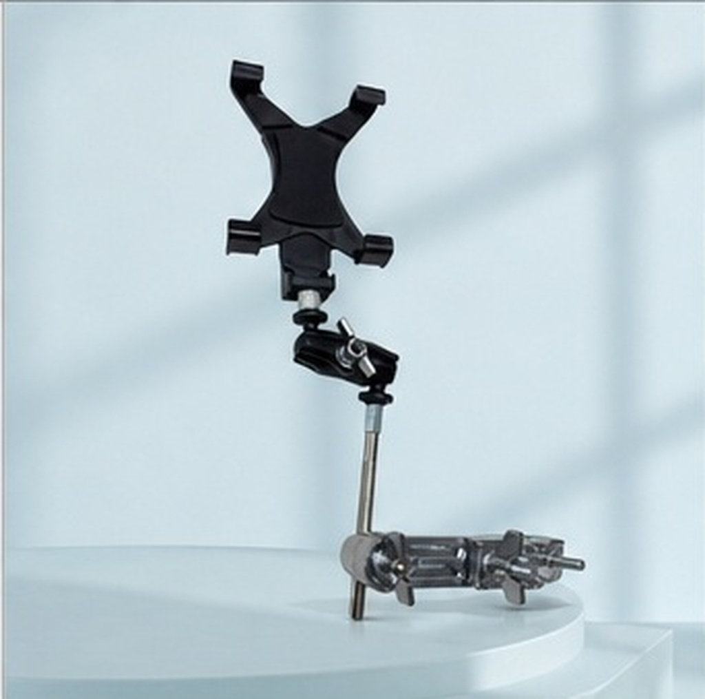 Electronic Drum Rack Stand - Drum Set Tablet Holder Adjustable Clamp