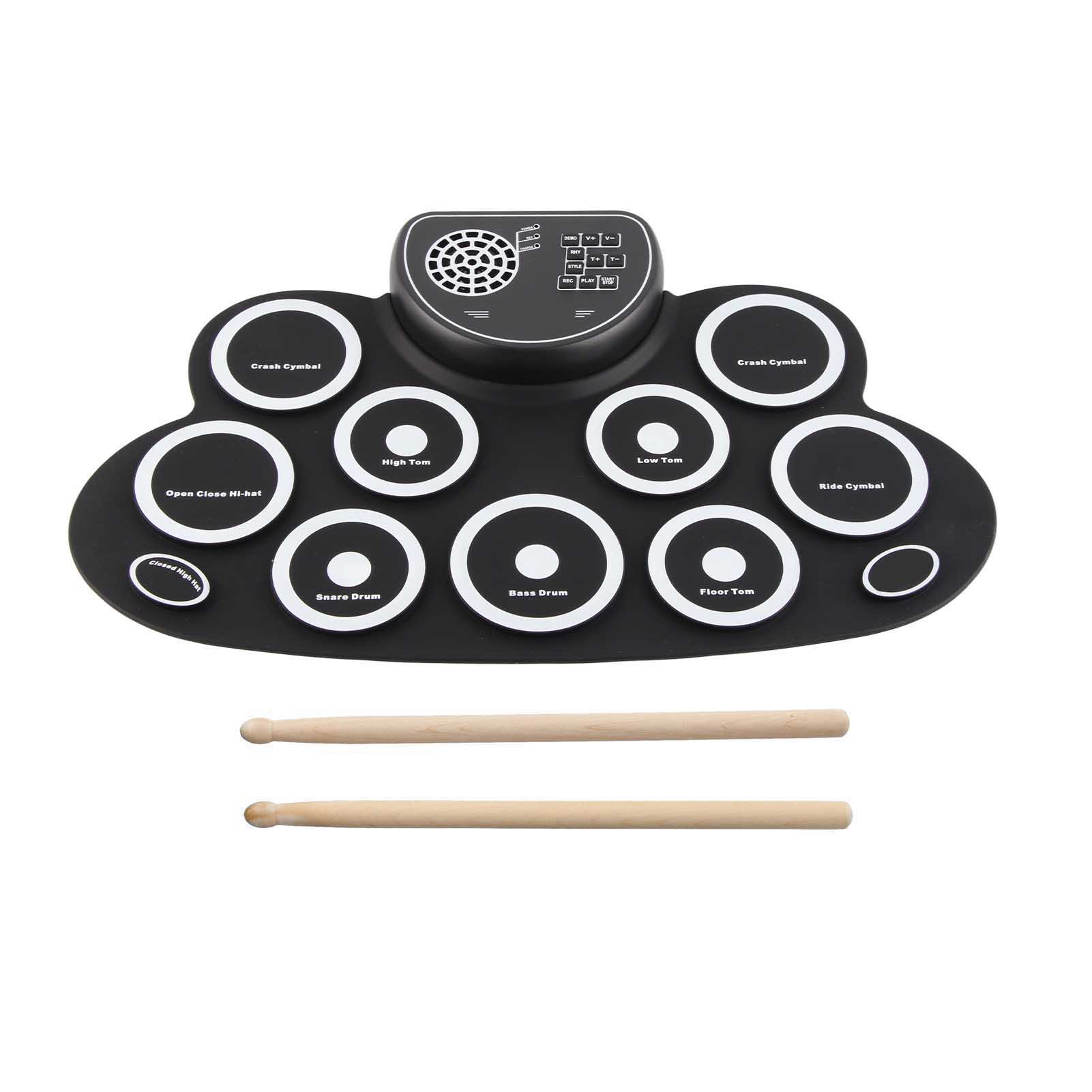 Electronic Drum Set USB Rechar - Electronic Drum Set Roll Up ulasan dan harga