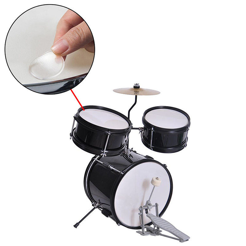 {YY28} 6Pcs Silicon Gel Drum M - Drum Practice Pad ulasan dan harga