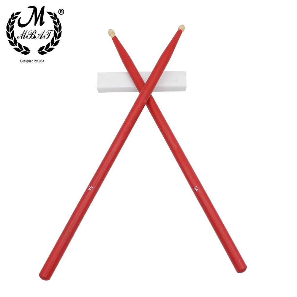 M MBAT 1 Pair Maple Drum Stick - Drumsticks 5A Maple ulasan dan harga