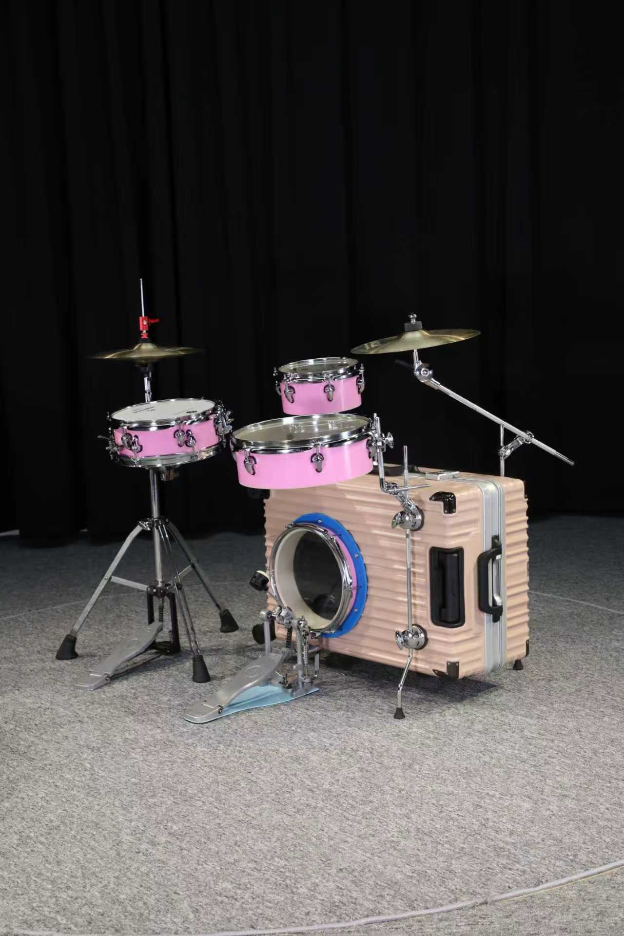 Portable Suitcase Drum Set, Fo - Electronic Drum Kit For Kids ulasan dan harga