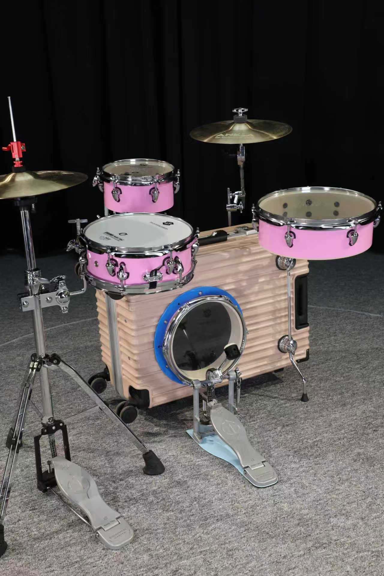 Portable Suitcase Drum Set, Fo - Electronic Drum Kit For Kids ulasan dan harga