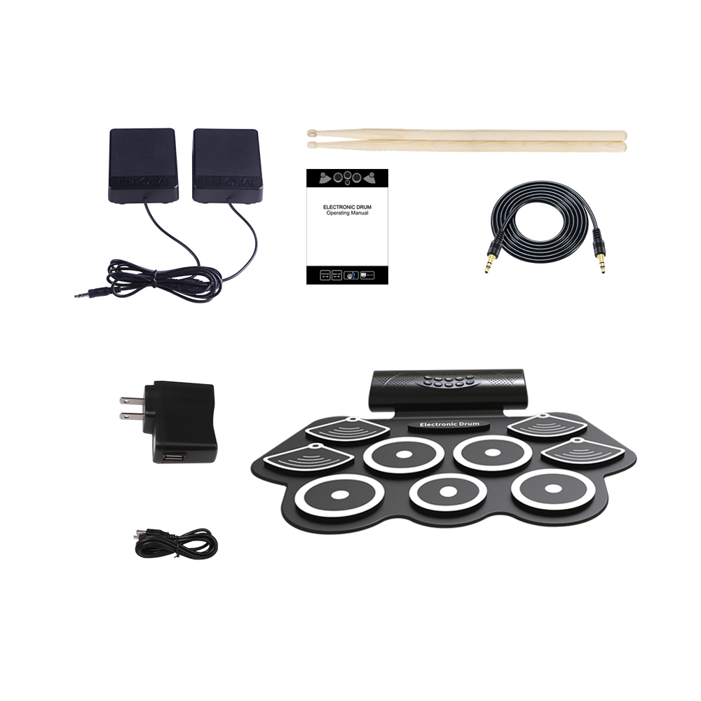 Customized Digital Drum Pad Wi - Electronic Drum Set Roll Up ulasan dan harga