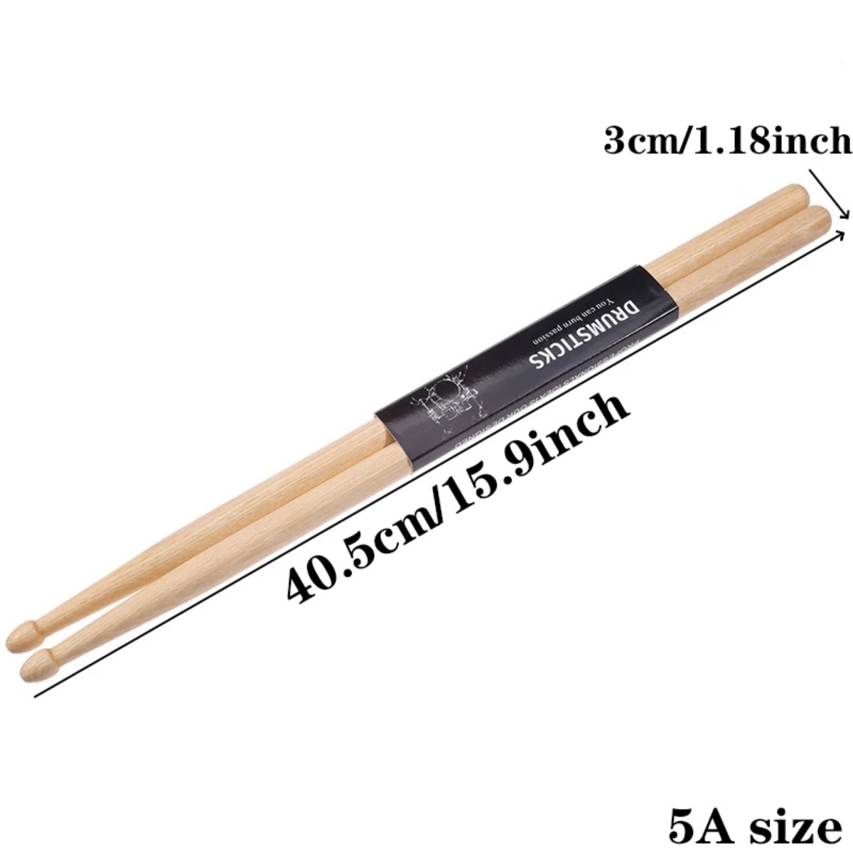 Miwayer 1/2/3/4/5Pcs Maple Dru - Drumsticks 5A Maple ulasan dan harga