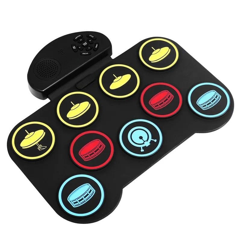Portable Hand Roll Drum Kit 5  - Electronic Drum Kit For Kids ulasan dan harga