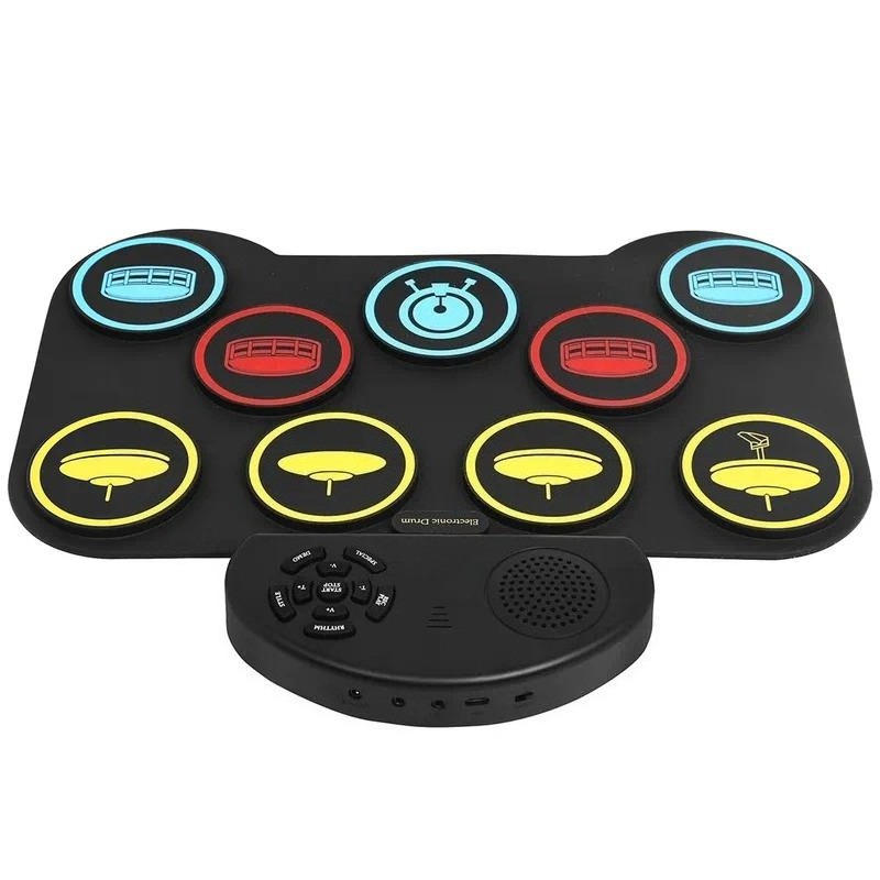 Portable Hand Roll Drum Kit 5  - Electronic Drum Kit For Kids ulasan dan harga