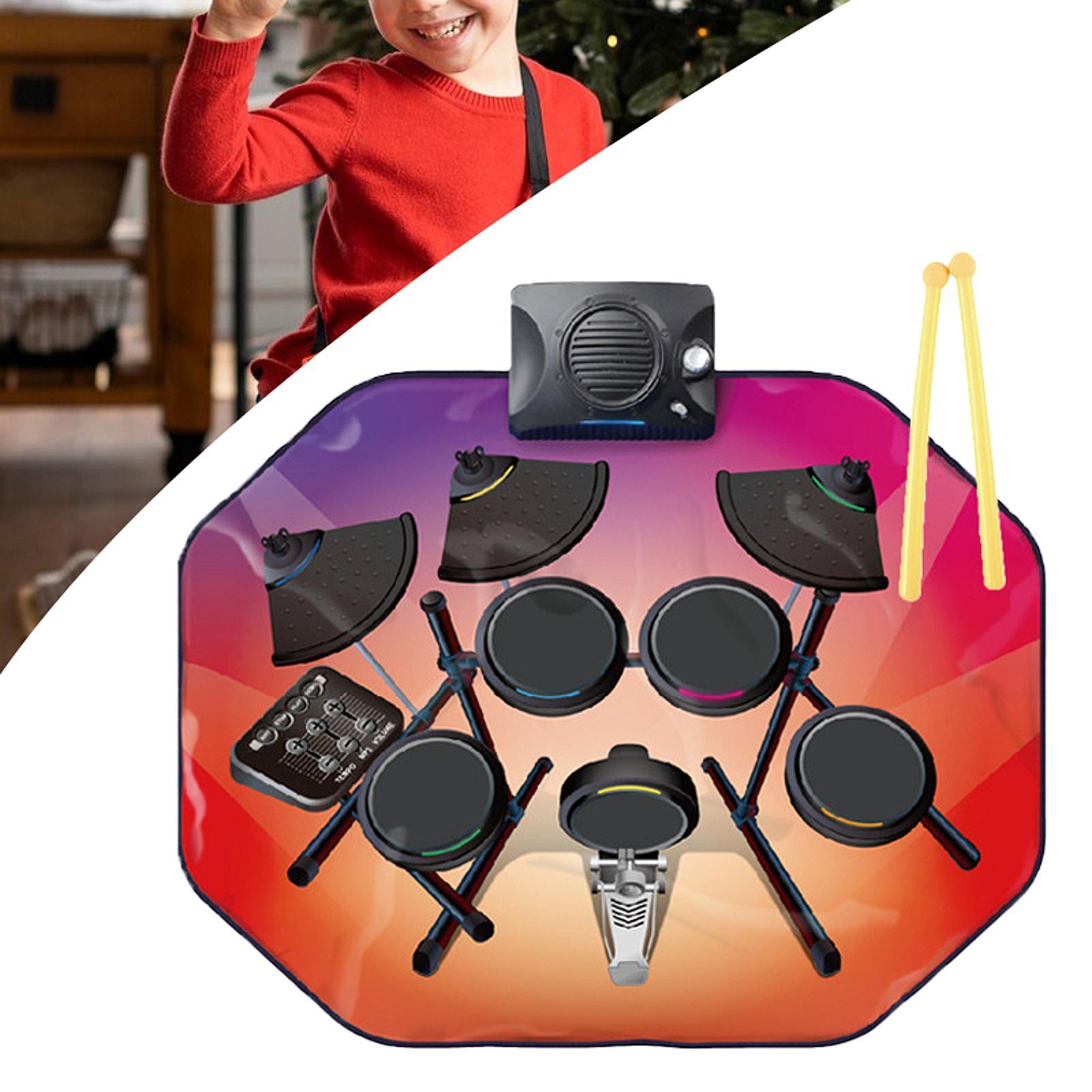 Roll Up Drum Practice Pad Comp - Electronic Drum Set Roll Up ulasan dan harga