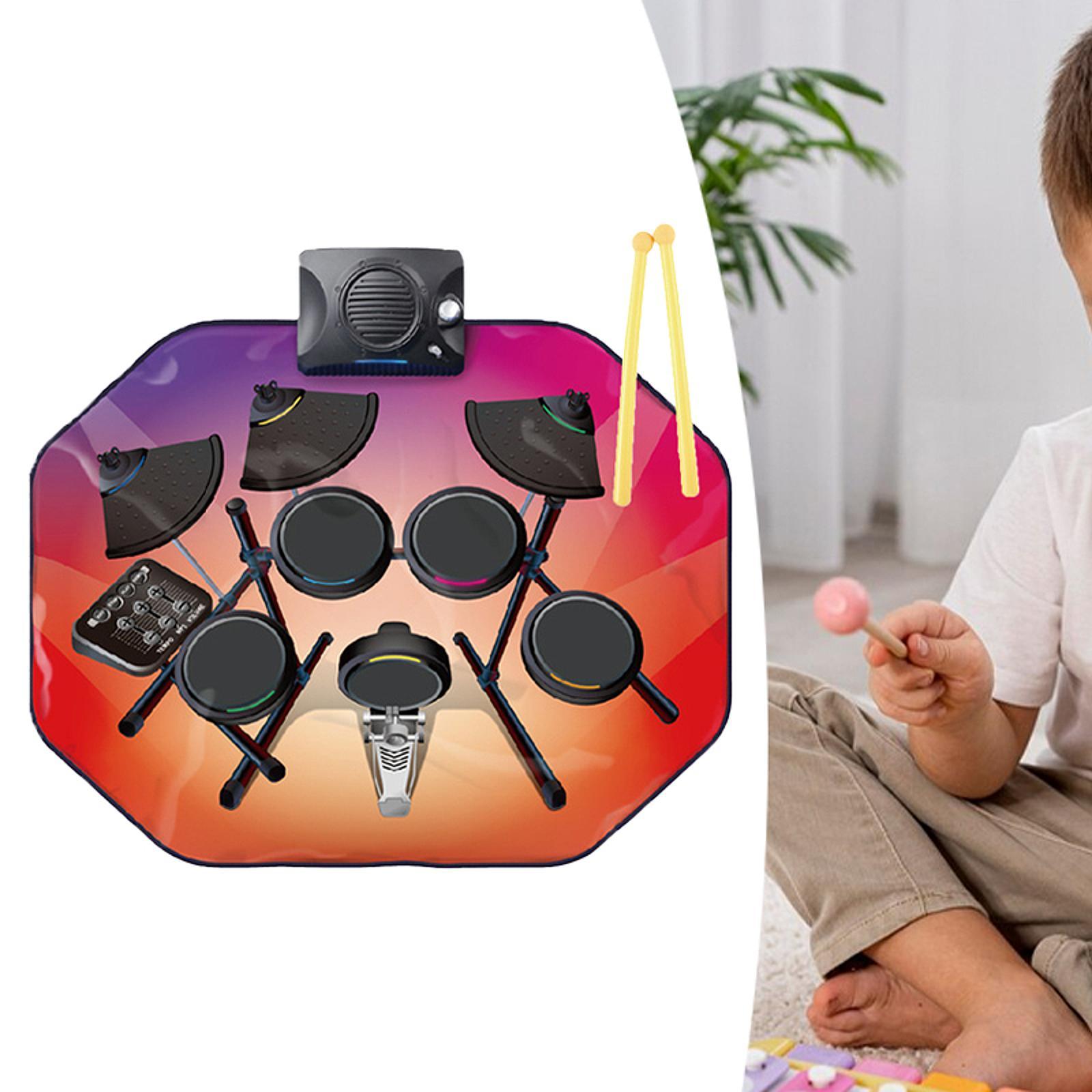 Roll Up Drum Practice Pad Comp - Electronic Drum Set Roll Up ulasan dan harga