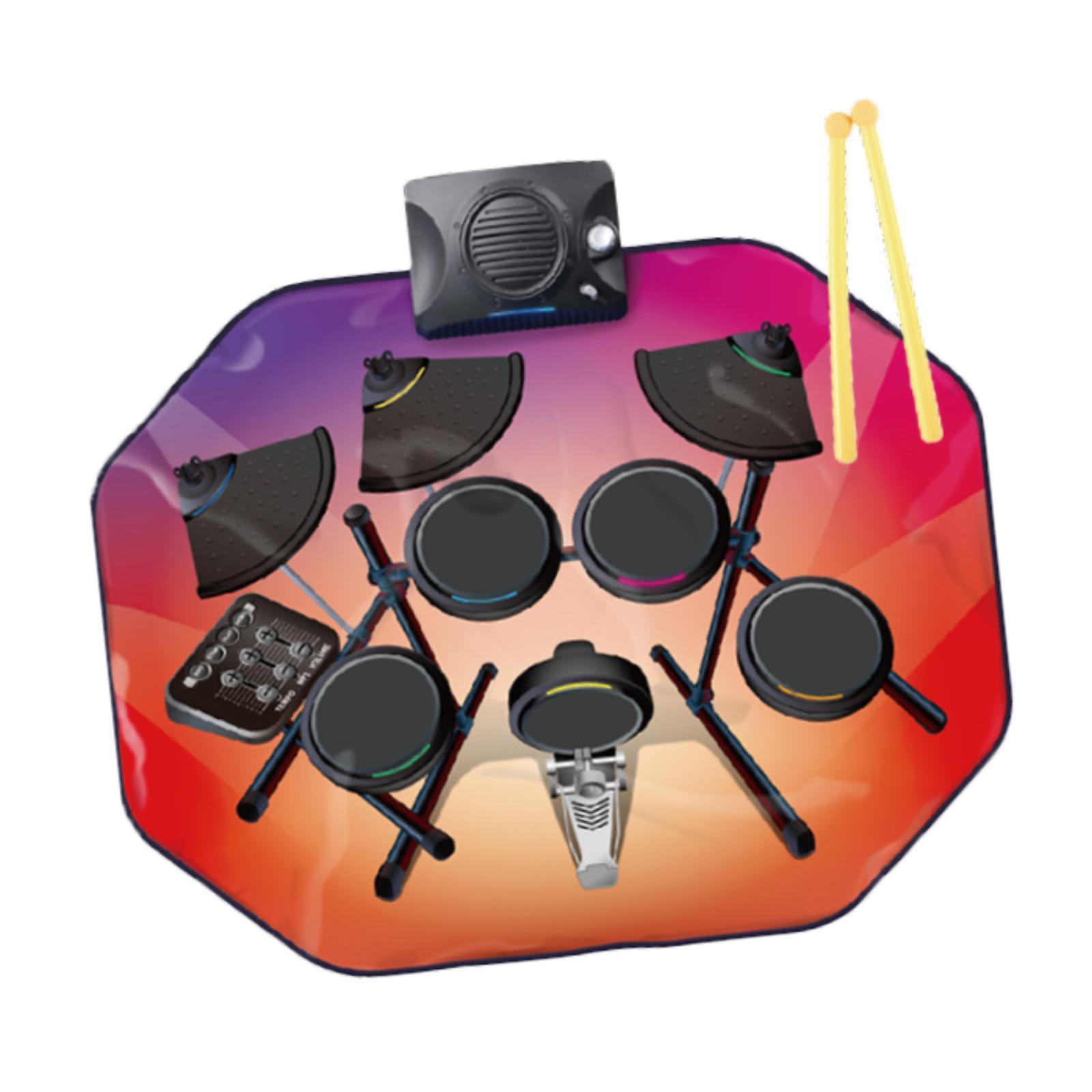 Roll Up Drum Practice Pad Comp - Electronic Drum Set Roll Up ulasan dan harga