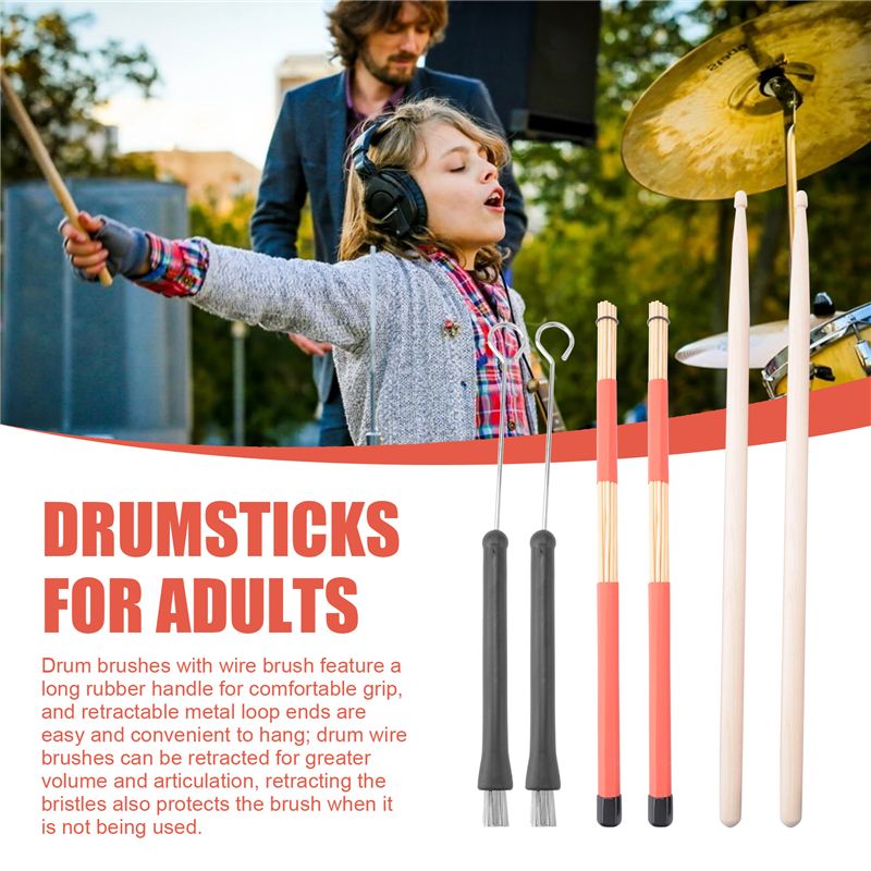 Drum Sticks Set,5A Maple Wood  - Drumsticks 5A Maple ulasan dan harga
