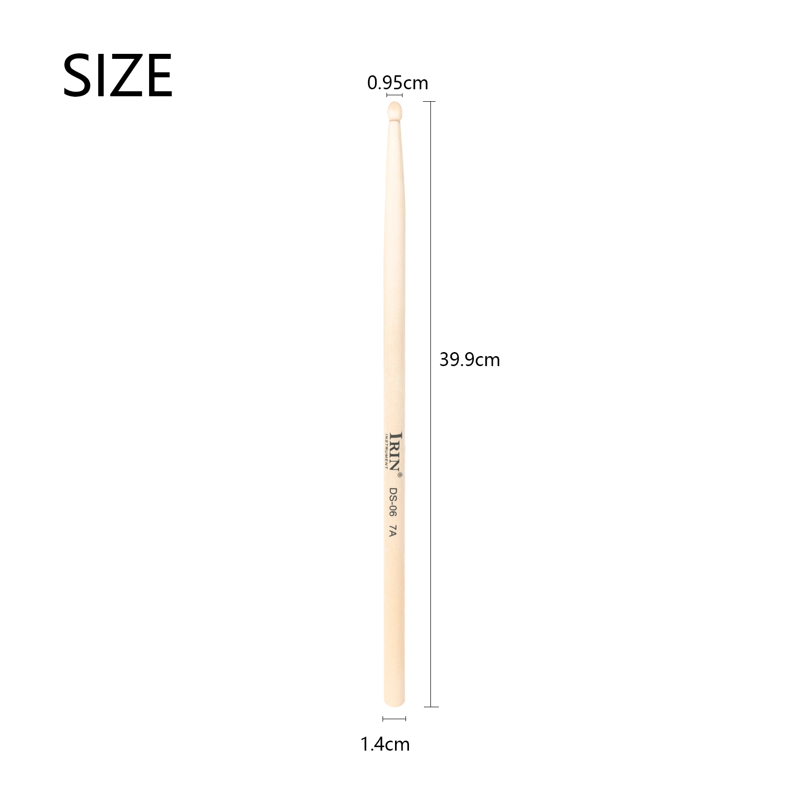 IRIN DS-06 Drum Sticks Maple D - Drumsticks 5A Maple ulasan dan harga