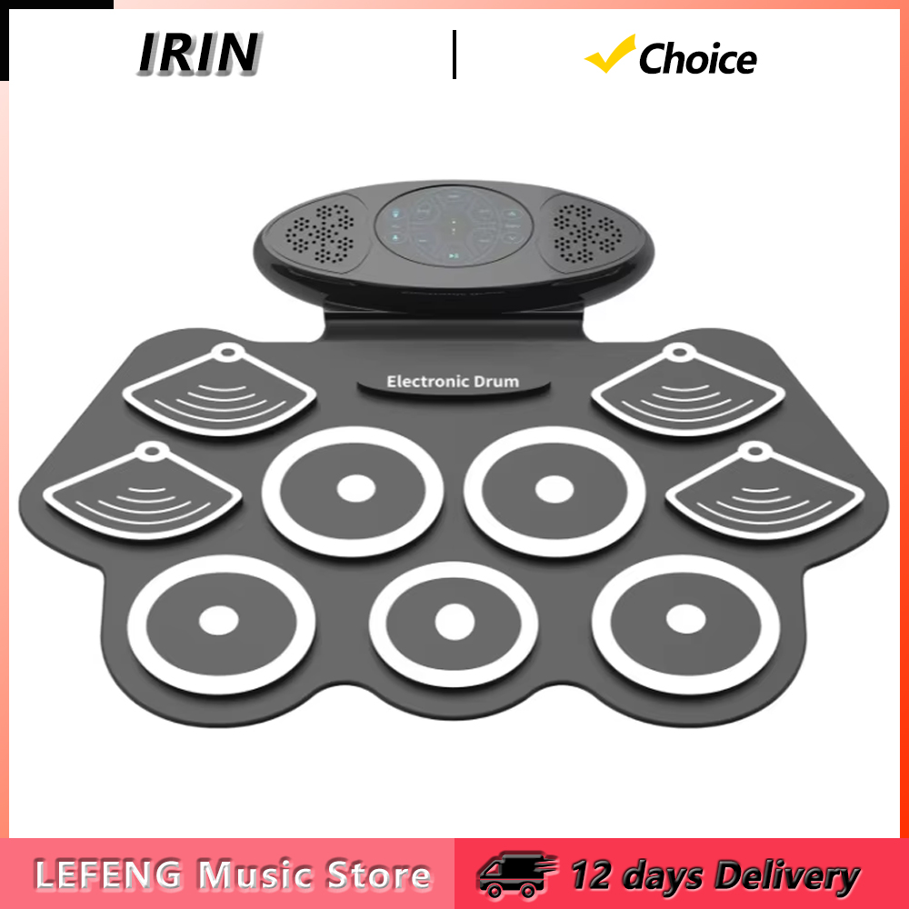 IRIN Electronic Drum Set 9 Pad - Electronic Drum Set Roll Up ulasan dan harga