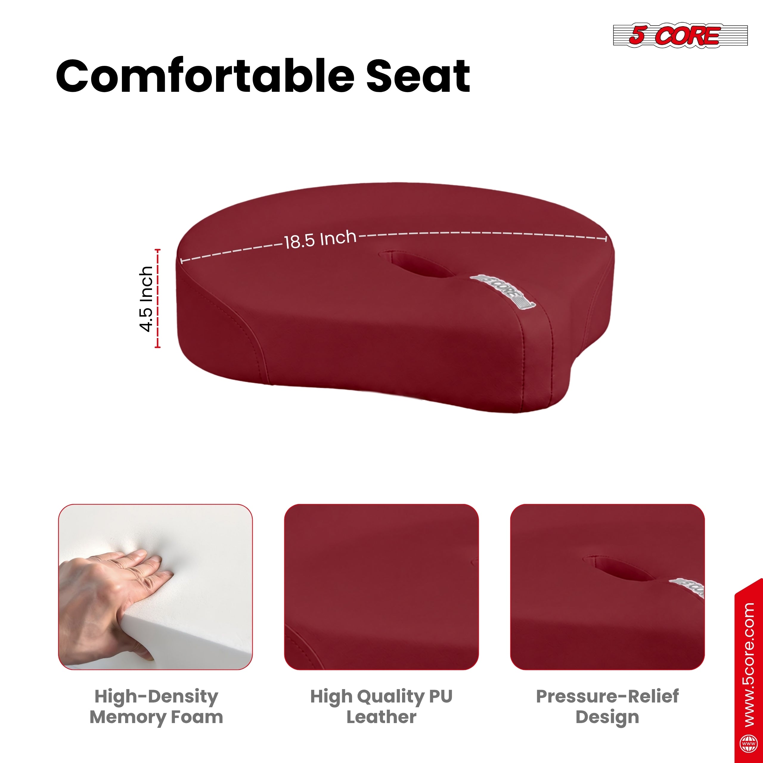 5 Core Drum Throne Padded 4
