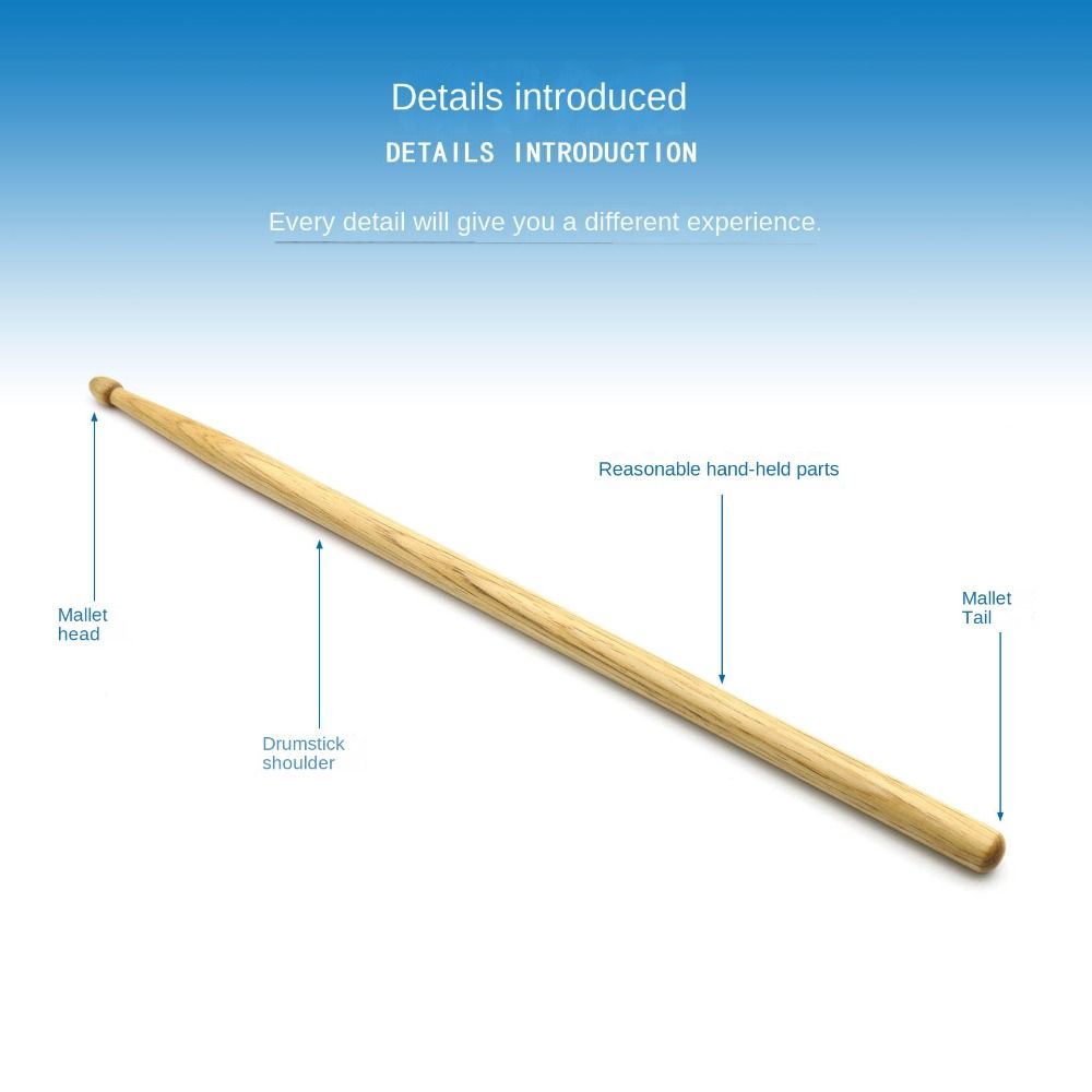 1 Pair 5A/7A Drum Sticks Class - Drumsticks 5A Maple ulasan dan harga