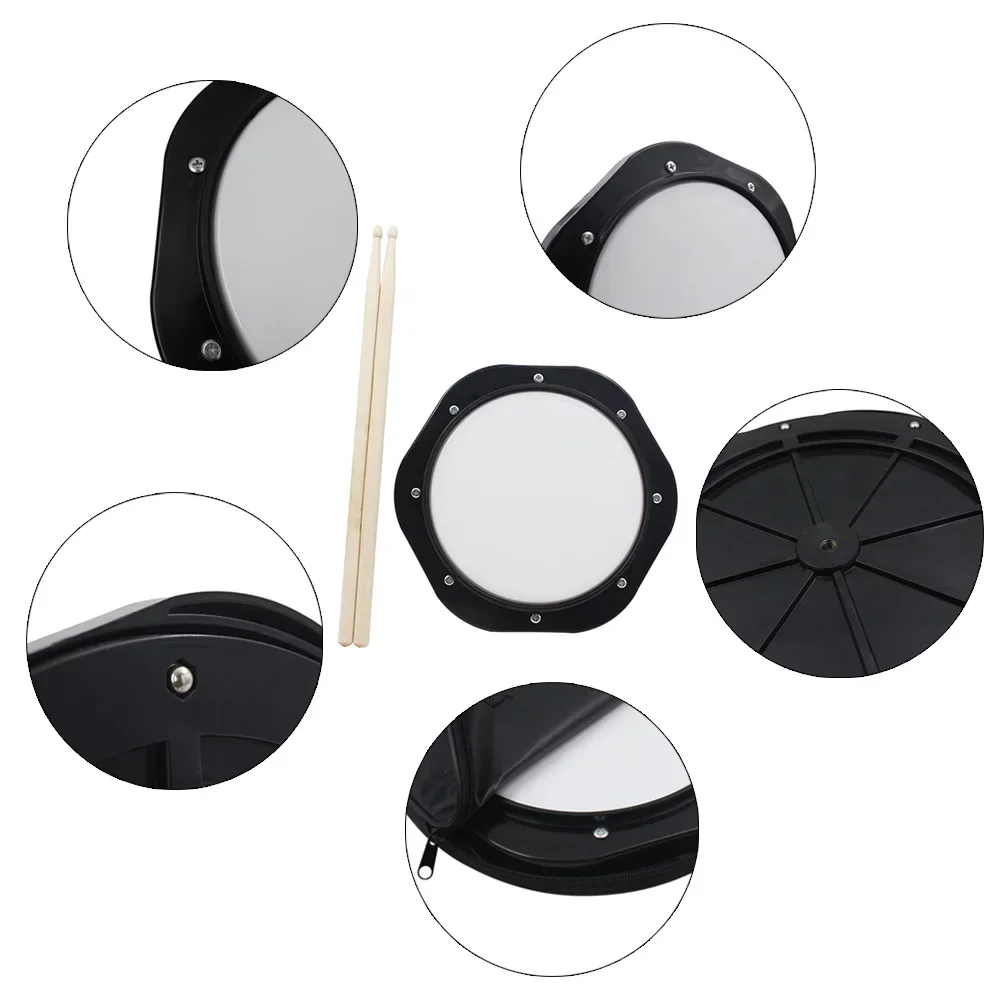 10-inch Dumb Drum Kits Jazz Dr - Drum Practice Pad ulasan dan harga