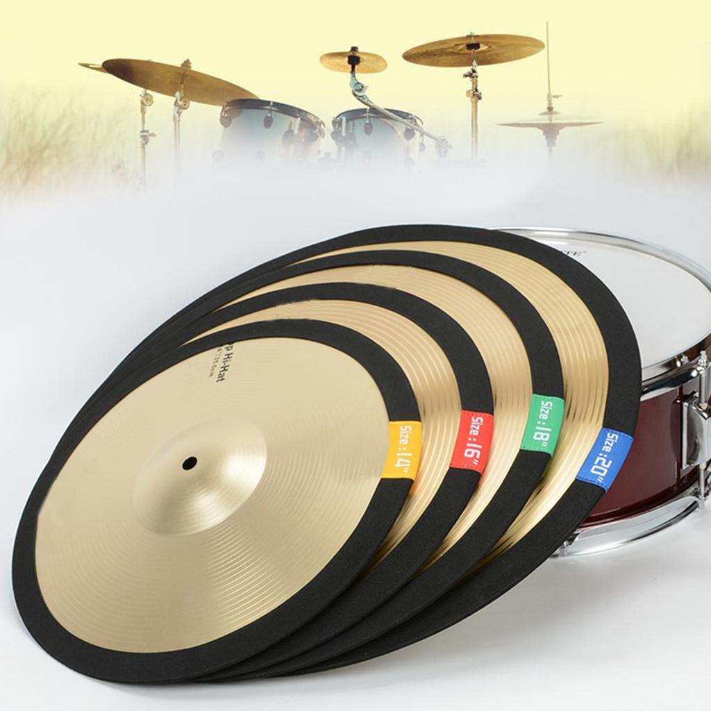 Drum Mute Pad Nylon Cymbal Dam - Drum Practice Pad ulasan dan harga
