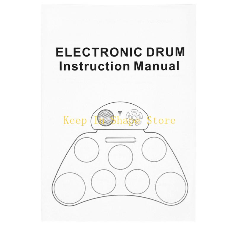 U1JC Electronic Drum Pad Set w - Electronic Drum Set Roll Up ulasan dan harga